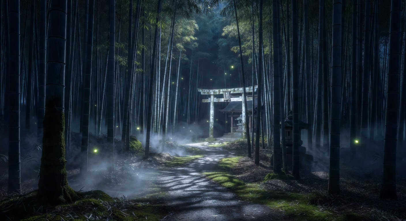 竹林の道