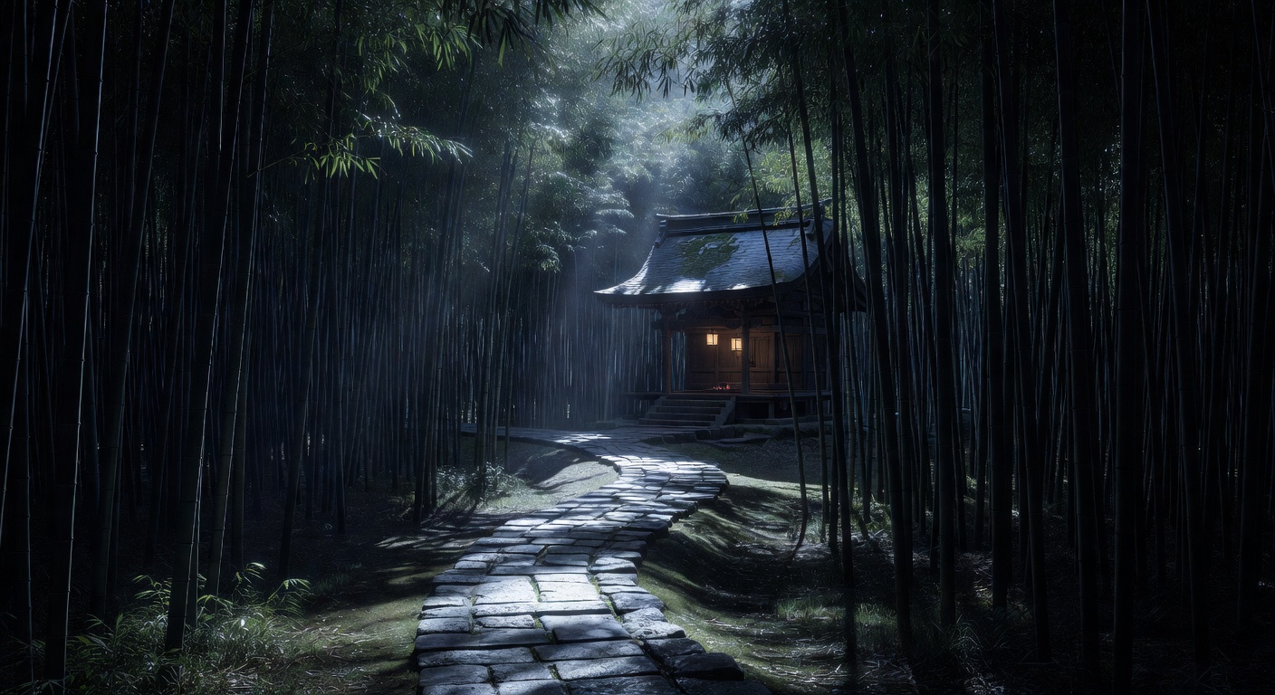 竹林の参道